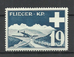 SCHWEIZ Switzerland 1939 Soldatenmarke FLIEGER KP. 19 * Military - Vignettes