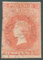 1855 South Australia Queen Victoria 2p Yv 2 Used - Gebruikt