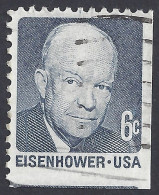 USA 1970 - Yvert 897B° - Eisenhower | - Oblitérés