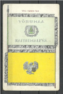 ESTLAND Estonia 1925 Post Card Defence Ligue Kaitseliit VÕRU Malev Flag Flagge Military Heraldic - Estland