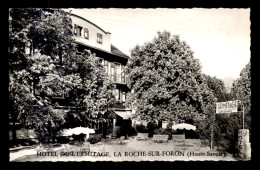 74 - LA ROCHE-SUR-FORON - HOTEL DE L'ERMITAGE - CARTE PUBLICITAIRE - La Roche-sur-Foron