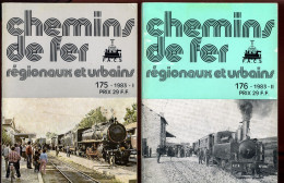 VOIES FERREES DEPARTEMENTALES DU FINISTERE - REVUE DES CHEMINS DE FER REGIONAUX ET URBAINS - 2 VOL  - Trains