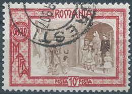 ROMANIA - ROUMANIE - RUMANIEN,1907 Welfare Foundation,10+10B,Oblitérée - Gebraucht