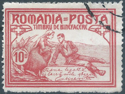 ROMANIA - ROUMANIE - RUMANIEN,1906 Burse And Soldier,10B,Oblitérée,Value:€12,00 - Usado