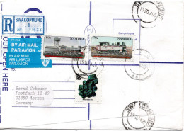 75269 - Namibia - 1995 - 5R Mineralien MiF A R-LpBf SWAKOPMUND -> Deutschland - Namibia (1990- ...)