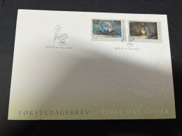 24-2-2024 (1 Y 9) Norway FDC Cover - 2007 - Animal (Ekorn & Piggsvin) Squirrel & Herisson - FDC