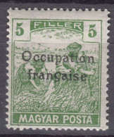 France Occupation Hungary Arad 1919 MAGYAR POSTA Yvert#40 Black Overprint, Mint Hinged - Nuevos