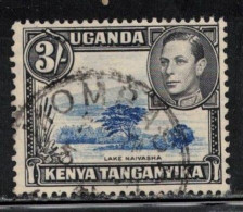 KENYA, UGANDA & TANGANYIKA Scott # 82a Used - KGVI & Lake Naivasha B - Kenya, Uganda & Tanganyika