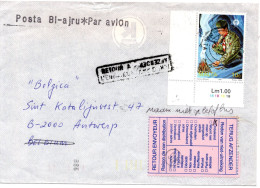 75272 - Malta - 1993 - 10c Pfadfinder (m Pl#) EF A LpBf ... -> Belgien, Als "unbekannt" Zurueck - Malta