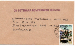 75274 - Botswana - 1996 - 50t Welternaehrungsprogramm EF A Bf MOGODITSHANE -> Grossbritannien - Botswana (1966-...)