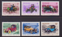 NEW ZEALAND 1972 " VINTAGE CARS "SET MNH - Unused Stamps