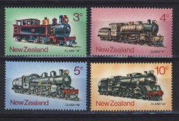 NEW ZEALAND 1973 " LOCOMOTIVES "SET MNH - Unused Stamps