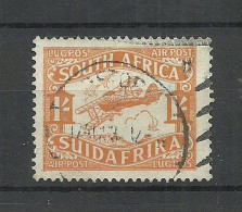 SOUTH AFRICA 1929 Michel 44 O Air Mail Air Plane Flugzeug - Luftpost