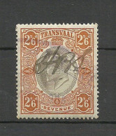 TRANSVAAL King König Edward VII Revenue Duty Tax O - Transvaal (1870-1909)