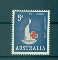 Australie 1963 - Y & T N. 287 - Croix-Rouge Internationale (Michel N. 326) - Ongebruikt