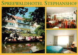 73959929 Luebben_Spreewald Spreewaldhotel Stephanshof Kahnfahrt Gastraum Zimmer - Lübben (Spreewald)