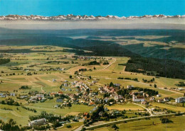 73959856 Hoechenschwand Fliegeraufnahme Mit Schweizer Alpenkette - Höchenschwand