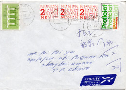 75291 - Niederlande - 2003 - 39c Proficiat MiF A LpBf RODEN -> SHANGHAI (VR China) - Lettres & Documents