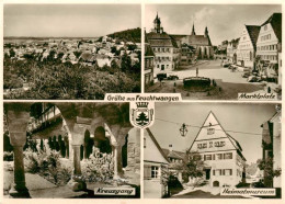 73879311 Feuchtwangen Panorama Marktplatz Kreuzgang Heimatmuseum Feuchtwangen - Feuchtwangen