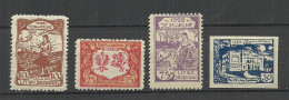 Lithuania Mittellitauen 1922 Central Lithuania Michel 44 - 47 * - Litauen