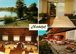 73844476 Dorfmark Bad Fallingbostel Hotel Restaurant Heidehof Gaststube Terrasse - Fallingbostel