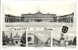 72922246 Rastatt Schloss Rathaus Bahnhofstrasse Stadtkirche Denkmal Rastatt - Rastatt