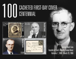 Marshall Islands 2023	Cacheted First-Day Cover Centennial Sheetlet Of 4 I202401 - Marshall Islands