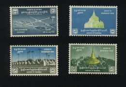 BURMA/MYANMAR STAMP 1956 ISSUED 2500TH BYDDHA ERA GAMECOMMEMORATIVE SET, MNH - Myanmar (Burma 1948-...)