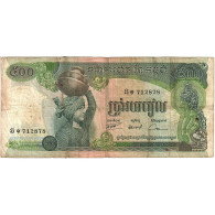 Cambodge, 500 Riels, Undated (1973-75), KM:16a, AB - Kambodscha