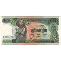 Cambodge, 500 Riels, Undated (1973-75), KM:16a, NEUF - Cambodia