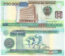 Mozambique 200000 Meticais 2003 UNC - Moçambique