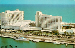 73716662 Miami_Beach Fontainebleau Hotel Atlantic Ocean Aerial View - Autres & Non Classés