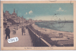 LE HAVRE- BOULEVARD ALBERT 1 ER- ET LA PLAGE - Zonder Classificatie