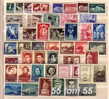 1955  Compl._MNH Yvert  Nr 806/850 BULGARIA / Bulgarie - Nuevos