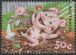 AUSTRALIA - USED - 2005 50c Down On The Farm - Pigs - Usados