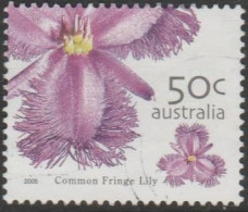 AUSTRALIA - USED - 2005 50c Wildflowers - Fringe Lily - Gebruikt