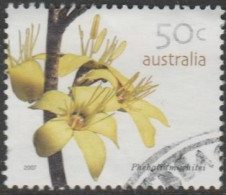 AUSTRALIA - USED - 2007 50c Wildflowers - Phebalium - Usati