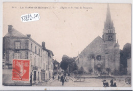 LA MOTHE-ST-HERAYE- L EGLISE ET LA ROUTE DE PAMPROUX - La Mothe Saint Heray