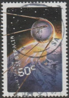 AUSTRALIA - USED - 2007 50c Fifty Years In Space - Sputnik - Gebraucht