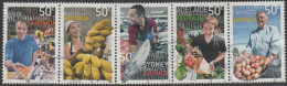 AUSTRALIA - USED - 2007 $2.50 Markets Strip Of Five - Used Stamps