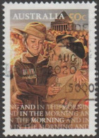 AUSTRALIA - USED - 2008 50c ANZAC Tradition - Lest We Forget - War Veteran And Child - Usati