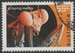 AUSTRALIA - USED - 2009 55c Micro Monsters - Praying Mantis - Gebraucht