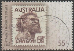 AUSTRALIA - USED - 2009 55c Australia's Favourite Stamps - 8½d Aboriginal - Gebruikt