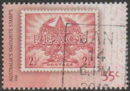 AUSTRALIA - USED - 2009 55c Australia's Favourite Stamps - 2½d Peace And Victory - Gebraucht