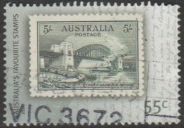 AUSTRALIA - USED - 2009 55c Australia's Favourite Stamps - 5/- Sydney Harbour Bridge - Gebraucht