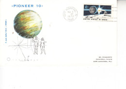STATI UNITI  1972 - PIONEER  10 - Enveloppes évenementielles
