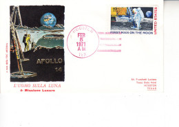 STATI UNITI  1971 - Uomo Sulla Luna - Enveloppes évenementielles
