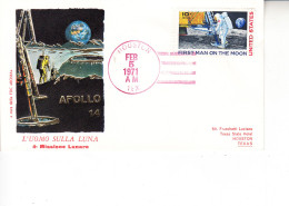 STATI UNITI  1971 - Uomo Sulla Luna - Schmuck-FDC