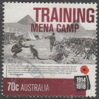 AUSTRALIA - USED - 2014 70c Australian's At War - Training At Mena Camp - Used Stamps