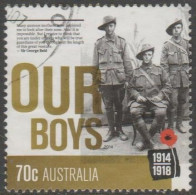 AUSTRALIA - USED - 2014 70c Australian's At War - Our Boys - Usados